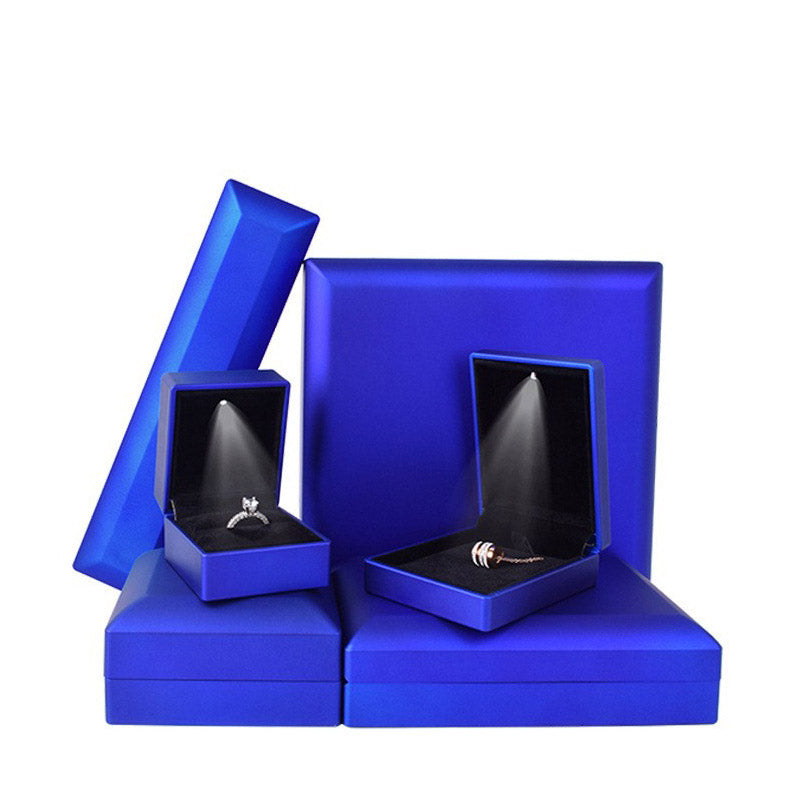 LED Light Jewelry Box Ring Box Pendant Box Necklace Box Bracelet Packaging Box