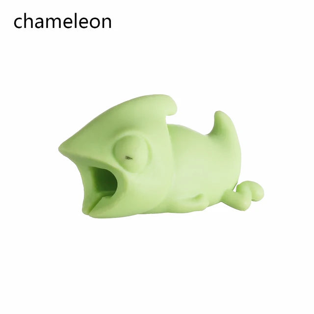 Cable Protector for iPhone Cable Charger USB Cable Winder Holder Accessory Organizer Cute Animal Doll Model Funny
