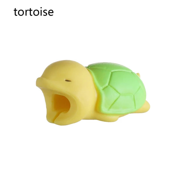 Cable Protector for iPhone Cable Charger USB Cable Winder Holder Accessory Organizer Cute Animal Doll Model Funny