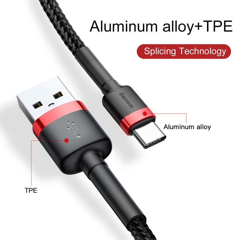 USB Type C Cable for USB C Mobile Phone Cable Fast Charging Type C Cable for USB Type C Devices-in Mobile Phone Cables