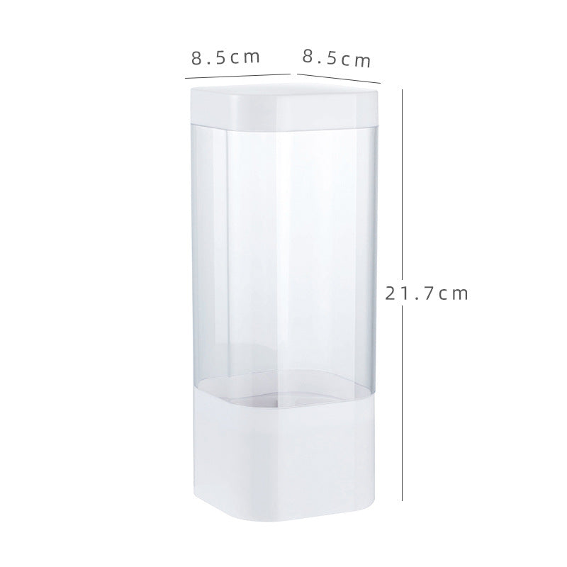 Disposable Cup Holder Automatic Water Dispenser Cup Dispenser Punch-Free Paper Cup Holder Household Wall-Mounted Dust-Proof Rack