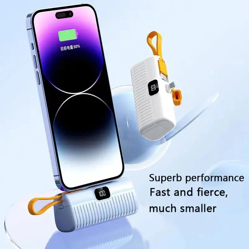 30000Mah Mini Power Bank Digital Display for Iphone Samsung Xiaomi Type C