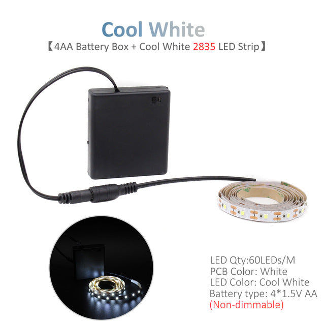 Battery LED Strip Light RGB 5V SMD 5050 2538 Waterproof Tira LED IR RF Remote Control Battery Operated Powered LED Tape Stripe